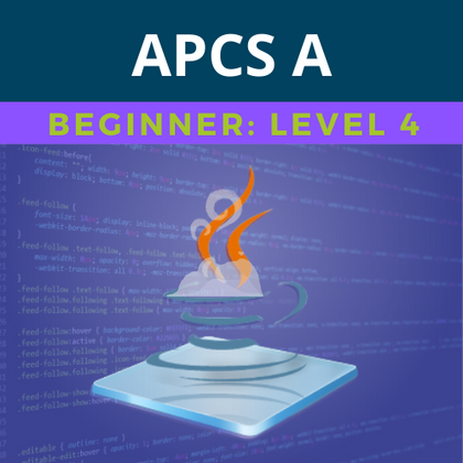 AP Computer Science A:  Beginner Level 4