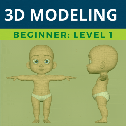 3D Modeling with Blender: Beginner Level 1